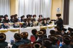 שמחת השבע ברכות פון נכד כ"ק אדמו"ר מפשעווארסק שליט"א צוגעשטעלט דורך קהילת סאטמאר אין אנטווערפן 