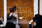 ערשטע חנוכה ליכט ביי כ"ק אדמו"ר מצאנז קלויזענבורג שליט"א 
