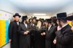כ"ק  אדמו"ר מצאנז קלויזענבורג שליט"א באזוכט אין קרית צאנז לעיקוואד