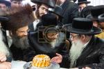 כ"ק  אדמו"ר מצאנז קלויזענבורג שליט"א באזוכט אין קרית צאנז לעיקוואד
