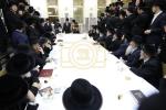 כ"ק אדמו"ר מסאדיגורא ירושלים ביים סעודת הילולא פון זקינו האדמו"ר בעל העקבי אבירים מסאדיגורה זצ"ל 