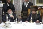 כ"ק אדמו"ר מסאדיגורא ירושלים ביים סעודת הילולא פון זקינו האדמו"ר בעל העקבי אבירים מסאדיגורה זצ"ל 
