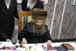 כ"ק אדמו"ר מסאדיגורא ירושלים ביים סעודת הילולא פון זקינו האדמו"ר בעל העקבי אבירים מסאדיגורה זצ"ל 