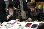 כ"ק אדמו"ר מסאדיגורא ירושלים ביים סעודת הילולא פון זקינו האדמו"ר בעל העקבי אבירים מסאדיגורה זצ"ל 