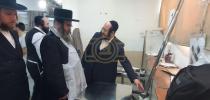 הגה"צ ראש ישיבת סאטמאר בני ברק שליט"א באזוכט אין די מצה בעקעריי 