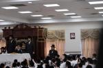 באזוך פון כ"ק אדמו"ר מסאטמאר שליט"א אין ת"ת סאטמאר כיתות א' ב' אין קרית יואל 