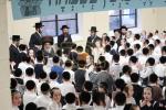 באזוך פון כ"ק אדמו"ר מסאטמאר שליט"א אין ת"ת סאטמאר כיתות א' ב' אין קרית יואל 