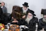 כ"ק  אדמו"ר מצאנז קלויזענבורג שליט"א ביים שמחת השבע ברכות לכבוד החתן בן הגרצ"א הערשקאוויטש דומ"ץ צאנז קלויזענבורג 