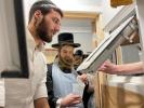 כ"ק אדמו"ר מסאדיגורא לאנדאן שליט"א ביים מצות באקן 