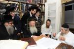הגר"מ קאטלער שליט"א באזוכט ביי גדולי ראשי ישיבות אין ארה"ק