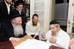 הגר"מ קאטלער שליט"א באזוכט ביי גדולי ראשי ישיבות אין ארה"ק