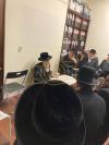 ניחום אבלים ביי הגה"צ אב"ד סאטמאר לאנדאן שליט"א ע"פ אמו ע"ה 