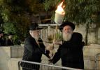פולע גאלערי: מעמד הדלקה פון הגאון רבי שאול אלתר שליט"א ר"י פני מנחם 