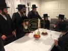 הגה"צ אב"ד סאטמאר וויליאמסבורג שליט"א בסעודת סיום מס' כתובות בחבורת יסודי התורה אין בביהמ"ד סאטמאר אין לינדען 