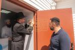 מעמד קבועת מזוזה אין די מילעכיגע פארבריק אין מאסקאווא רוסלאנד