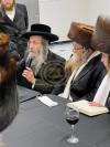 Main image for ערשטע בילדער: מעמד קבלת פנים בשמחת החתונה פון נכד כ"ק אדמו"ר מפשעווארסק שליט"א בארה"ק 