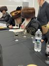ערשטע בילדער: מעמד קבלת פנים בשמחת החתונה פון נכד כ"ק אדמו"ר מפשעווארסק שליט"א בארה"ק 
