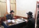 Main image for ר"י ישיבת מיר הגאון רבי אליעזר יהודה פינקל שליט"א באזוכט ביי כ"ק אדמו"ר מסאדיגורא ירושלים שליט"א