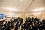עצרת הספד לפטירת כ"ק אדמו"ר מליזענסק זצ"ל אין וויליאמסבורג 