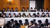 יארצייט פון הרה"ק מצאנז קלויזענבורג זי"ע ביי בנו מ"מ כ"ק אדמו"ר מצאנז קלויזענבורג שליט"א‎‎