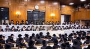 יארצייט פון הרה"ק מצאנז קלויזענבורג זי"ע ביי בנו מ"מ כ"ק אדמו"ר מצאנז קלויזענבורג שליט"א‎‎