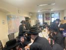 קערעסטיר באלאגערט מיט פילע אידען לרגל די יארצייט פין הרה"ק ישמח משה זי"ע אין איהעל