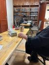 קערעסטיר באלאגערט מיט פילע אידען לרגל די יארצייט פין הרה"ק ישמח משה זי"ע אין איהעל