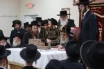 כ"ק אדמו"ר מסאטמאר שליט"א בהנחת אבן הפינה פארן נייעם חדר אין אנטווערפן 
