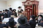 כ"ק אדמו"ר מסאטמאר שליט"א בהנחת אבן הפינה פארן נייעם חדר אין אנטווערפן 