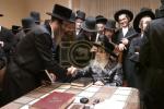 כ"ק אדמו"ר מסאטמאר שליט"א ביים פארהערן בחורי ישיבת אהבת התורה ד'סאטמאר וויליאמסבורג 