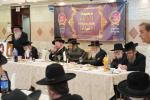 חלוקת שקל הטהור דורך  הגה"צ אב"ד סאטמאר ירושלים שליט"א