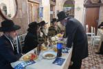 סעודת הילולא פון הרה"ק מסאטמאר זי"ע כ"ו אב אין ירושלים 