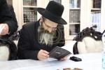 מסיבת לחיים בבית הרה"ק רבי יעקב מאיר שעכטער לרגל דאס ארויסגעבונג פונעם נייעם ספר אגרת הקודש בילדער שמואל דריי