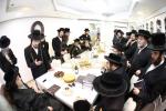 מסיבת לחיים בבית הרה"ק רבי יעקב מאיר שעכטער לרגל דאס ארויסגעבונג פונעם נייעם ספר אגרת הקודש בילדער שמואל דריי