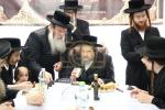 מסיבת לחיים בבית הרה"ק רבי יעקב מאיר שעכטער לרגל דאס ארויסגעבונג פונעם נייעם ספר אגרת הקודש בילדער שמואל דריי