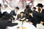 מסיבת לחיים בבית הרה"ק רבי יעקב מאיר שעכטער לרגל דאס ארויסגעבונג פונעם נייעם ספר אגרת הקודש בילדער שמואל דריי