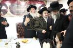 מסיבת לחיים בבית הרה"ק רבי יעקב מאיר שעכטער לרגל דאס ארויסגעבונג פונעם נייעם ספר אגרת הקודש בילדער שמואל דריי