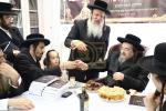 מסיבת לחיים בבית הרה"ק רבי יעקב מאיר שעכטער לרגל דאס ארויסגעבונג פונעם נייעם ספר אגרת הקודש בילדער שמואל דריי