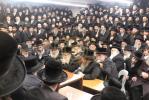 כ"ק אדמו"ר מצאנז קלויזענבורג שליט"א בניחום אבלים אצל כ"ק אדמו"ר מסקווירא שליט"א