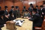 תלמידי דישיבה קטנה דרכי תורה ד'סאטמאר אין מאנסי ביי א פארבער ביי כ"ק אדמו"ר מסאטמאר שליט"א