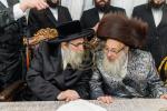 הכנסת ספר תורה אין בית המדרש הגדול ספינקא דורך כ"ק אדמו"ר מספינקא שליט"א לז"נ זיין שווער כ"ק אדמו"ר מ'טאמאשוב זצ"ל