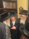 כ"ק אדמו"ר מסאטמאר שליט"א באזוכט ביי אבד"ק ראשית חכמה שליט"א  אין מאנטריאל