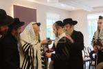 כ"ק אדמו"ר מתולדות אהרן שליט"א באזוכט אין קרית יואל 