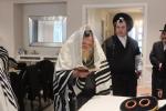 כ"ק אדמו"ר מתולדות אהרן שליט"א באזוכט אין קרית יואל 