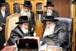 כ"ק אדמו"ר מוויזניץ שליט"א באזוכט ביי כ"ק אדמו"ר מצאנז שליט"א 