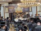 מעמד סיום כתיבת אותיות אין שטאט סיגוט בהשתתפות כ"ק אדמו"ר מסאטמאר שליט"א 