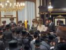 מעמד סיום כתיבת אותיות אין שטאט סיגוט בהשתתפות כ"ק אדמו"ר מסאטמאר שליט"א 
