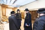 באזוך פון הגה"צ אב"ד סאטמאר ירושלים שליט"א אין אנטווערפן לרגל לרגל הנחת אבן הפינה פארן נייעם בנין התלמוד תורה 