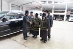 באזוך פון הגה"צ אב"ד סאטמאר ירושלים שליט"א אין אנטווערפן לרגל לרגל הנחת אבן הפינה פארן נייעם בנין התלמוד תורה 