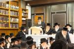 באזוך פון הגה"צ אב"ד סאטמאר ירושלים שליט"א אין אנטווערפן לרגל לרגל הנחת אבן הפינה פארן נייעם בנין התלמוד תורה 